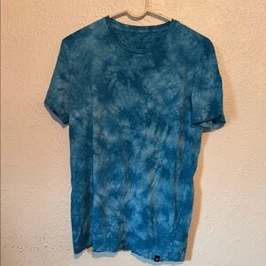 American Eagle Outfitters Blue Tie-Dye Women's Tee